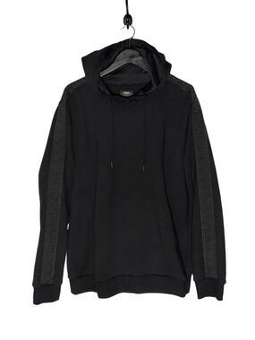 Fendi Black FF Zucca Logo Bands Hoodie